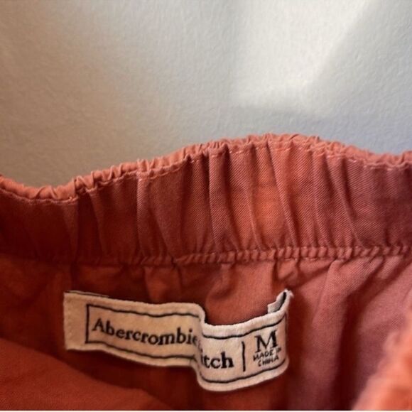 Abercrombie & Fitch Poplin Off The Shoulder Mini Dress Doen Rudy Jude - Picture 4 of 8